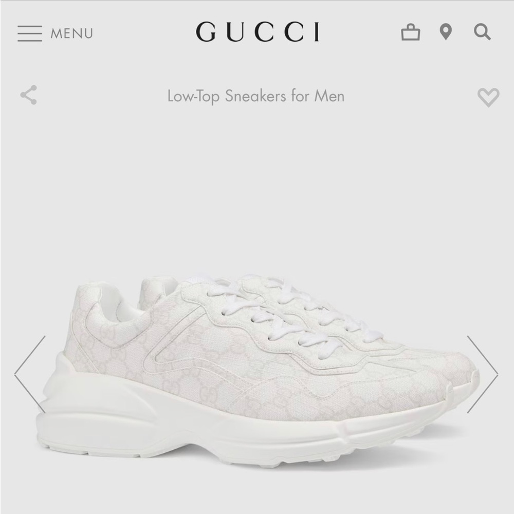 Gucci Men's GG Rhyton sneaker